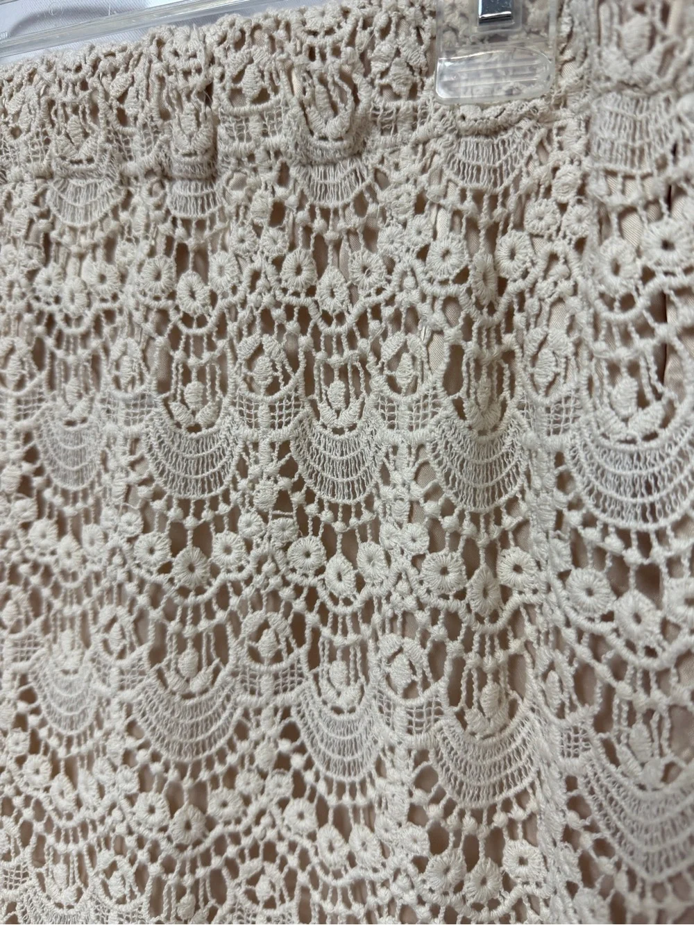 Knee Length Lace Skirt - Picture 4 of 6